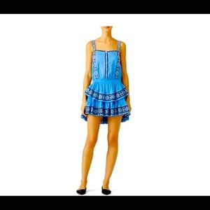 Love shack fancy blue dress